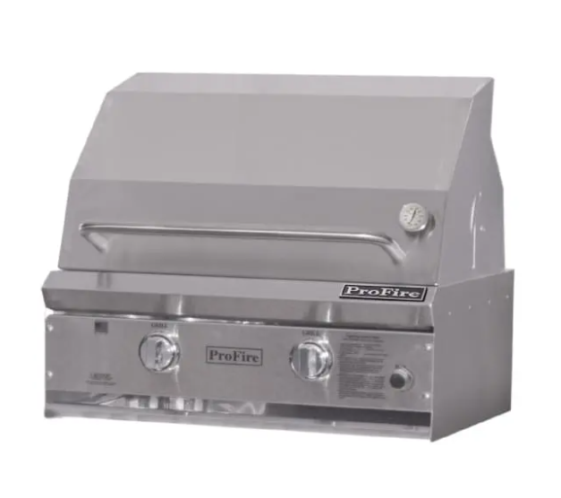 ProFire Professional - 27" 54,000 BTU Hybrid, 525 Sq. In. Cooking Area (Overall Dimensions 27W x 10H x 24 1/2D)