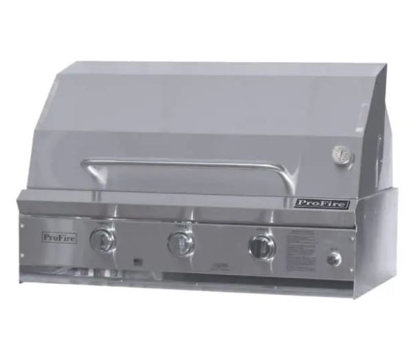 ProFire Professional - 36" 76,000 BTU Hybrid, 714 Sq. In. Cooking Area (Overall Dimensions 36W x 10H x 24 1/2D)