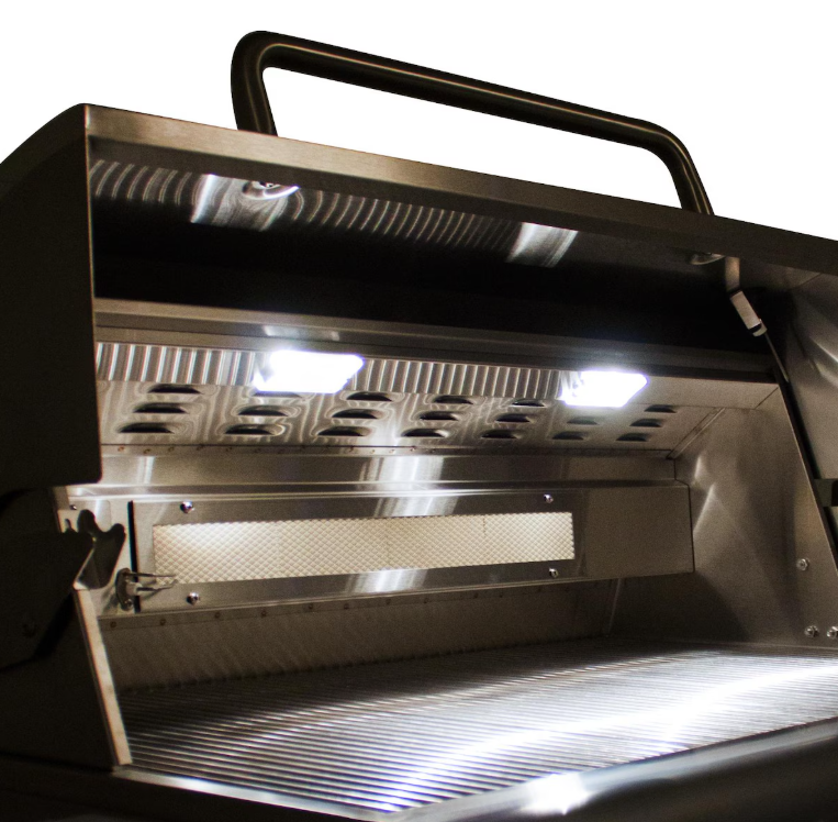 ProFire Deluxe - 36" 66,000 BTU Grill with 11,500 BTU Rear Broiler and Heavy Duty Rotisserie, (Overall Dimensions 36W x 10H x 24 1/2D)