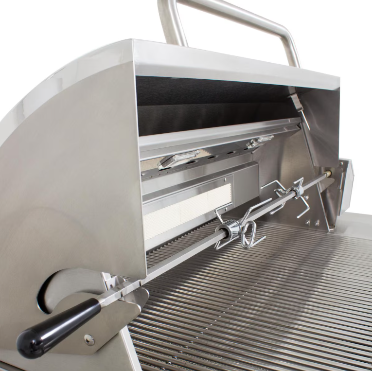 ProFire Deluxe - 36" 66,000 BTU Grill with 11,500 BTU Rear Broiler and Heavy Duty Rotisserie, (Overall Dimensions 36W x 10H x 24 1/2D)