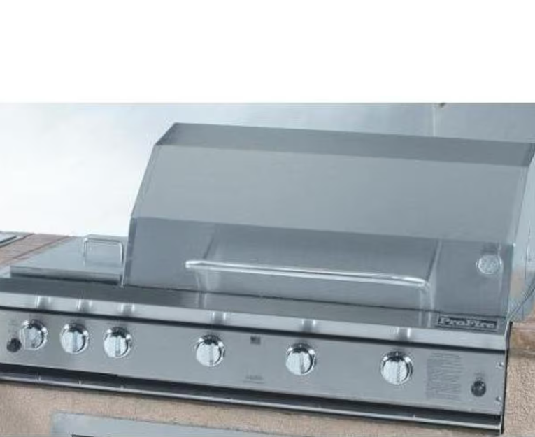 ProFire Professional - 48" 66,000 BTU Grill with 30,000 BTU Double Side Burner, 714 Sq. In. Cooking Area (Overall Dimensions 48W x 10H x 24 1/2 D)