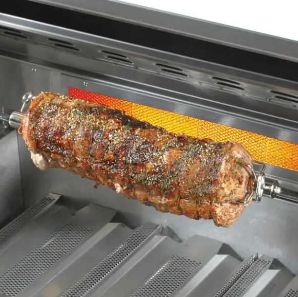 ProFire Deluxe - 36" 66,000 BTU Grill with 11,500 BTU Rear Broiler and Heavy Duty Rotisserie, (Overall Dimensions 36W x 10H x 24 1/2D)