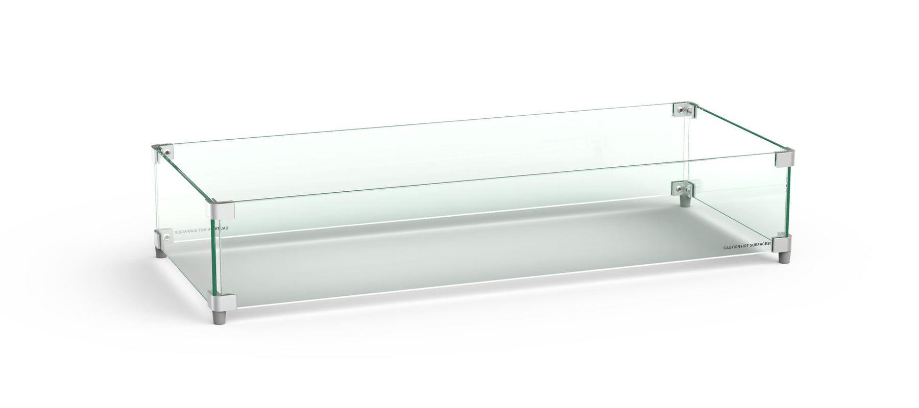 AFD Rectangular Glass Wind Guard