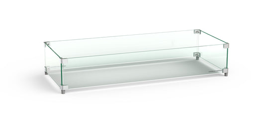 AFD Rectangular Glass Wind Guard