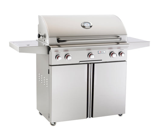 AOG T-Series 36" 3 Burner, Rotisserie, Single Side Burner, Natural Gas Grill