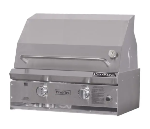 ProFire Professional - 27" 44,000 BTU Grill, 525 Sq. In. Cooking Area (Overall Dimensions 27W x 10H x 24 1/2D)