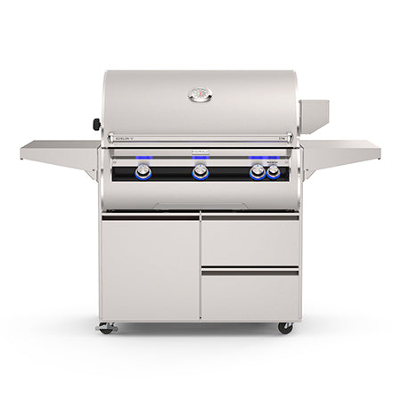 Fire Magic Echelon Diamond E790 36" Grill with Analog Thermometer & Flush Mounted Single Side Burner Natural Gas