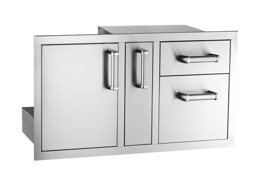 Fire Magic 36" Access Door, Platter Storage, & Double Drawer