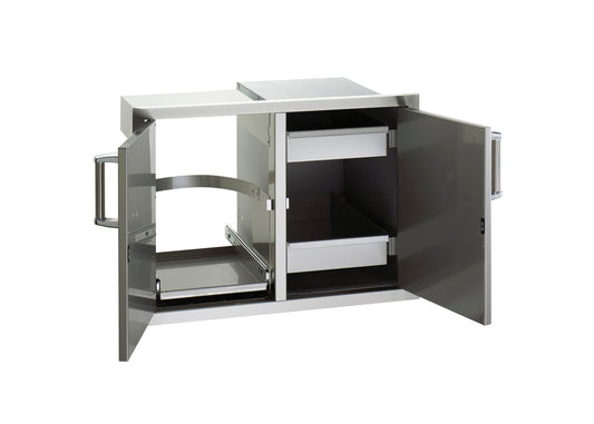 Fire Magic Double Access Door with Trash Tray & Dual Drawers