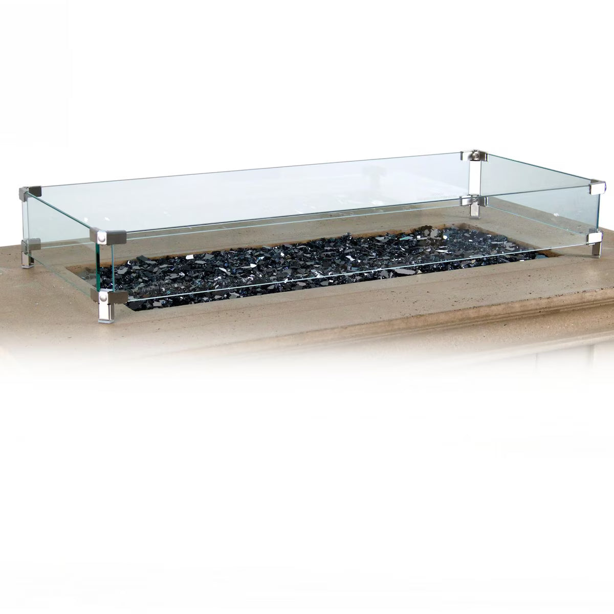 AFD Rectangular Glass Wind Guard
